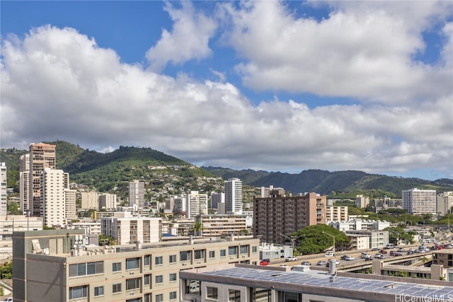 city view featuring a mountain view