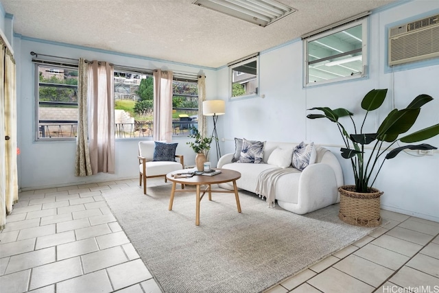 sunroom / solarium with an AC wall unit