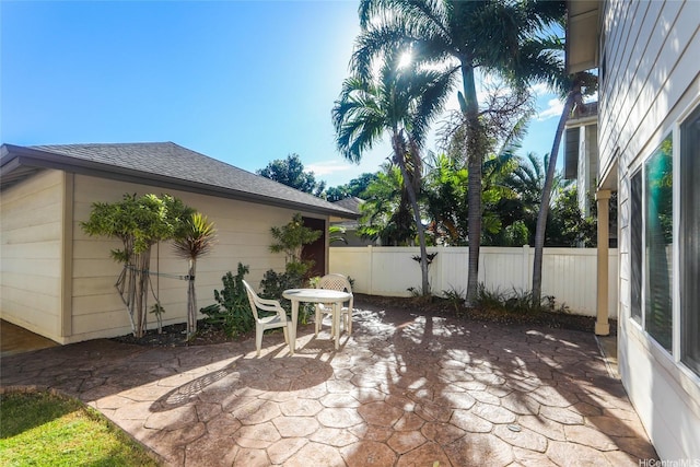 91-1001 Kaihi St, Ewa Beach, HI 96706 - view of patio / terrace with fence