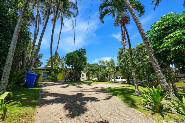 view of road