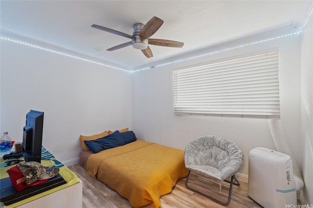 613 Kalakaua St, Wailuku, HI 96793 - bedroom featuring wood finished floors and ceiling fan