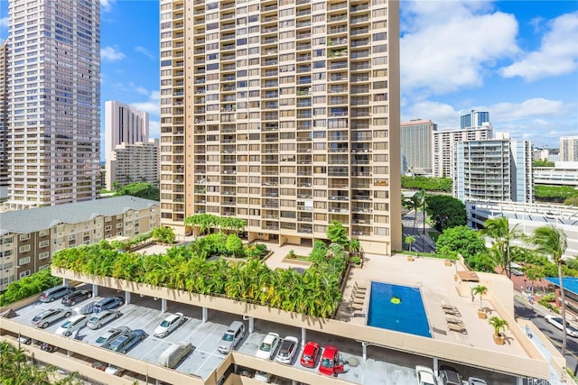 411 Hobron Ln Unit 703, Honolulu, HI 96815 - view of property with a city view