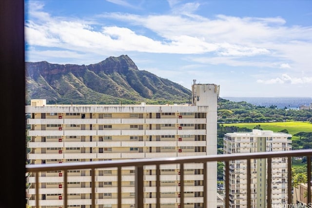 view of mountain feature