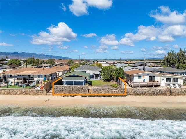 91-507 Ewa Beach Rd, Ewa Beach, HI 96706 - aerial view of residential area featuring a water and mountain view