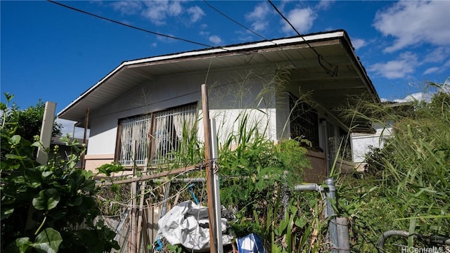 view of side of home