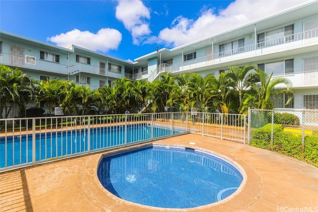 view of pool