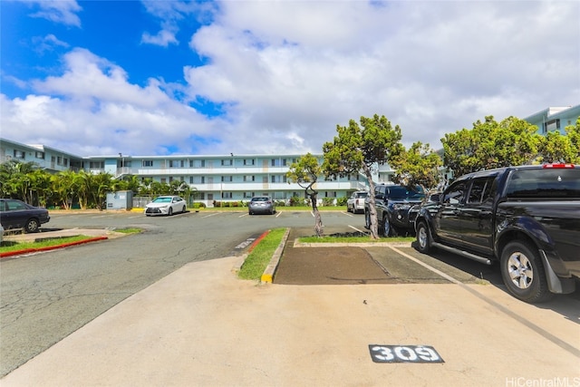 view of vehicle parking