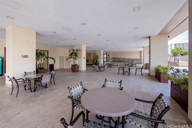 view of dining room