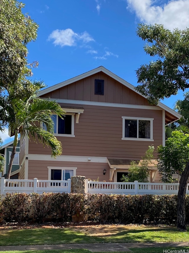 87-1958 Pakeke St Unit G, Waianae, HI 96792 - view of side of home with board and batten siding