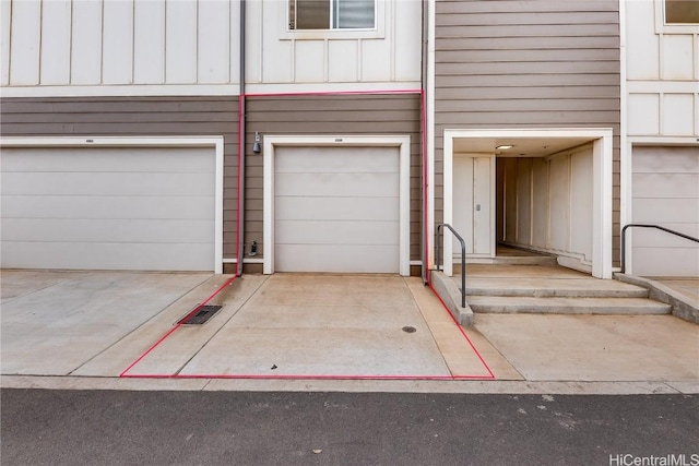 garage with elevator