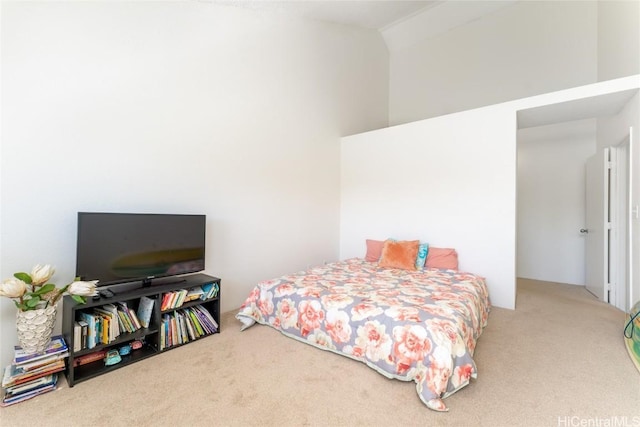 bedroom featuring carpet flooring