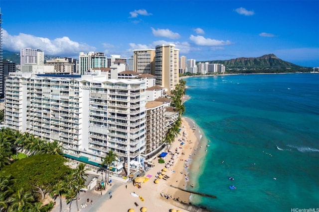 2161 Kalia Rd Unit 906, Honolulu, HI 96815 - view of urban area featuring a water and mountain view