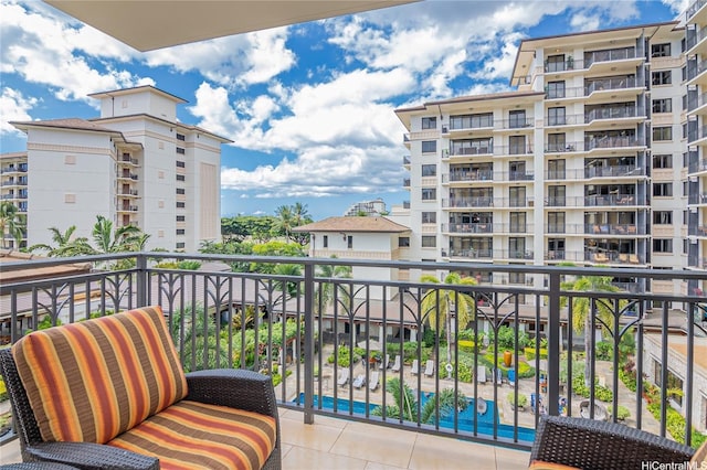92-104 Waialii Pl Unit O523, Kapolei, HI 96707 - balcony with view of pool area