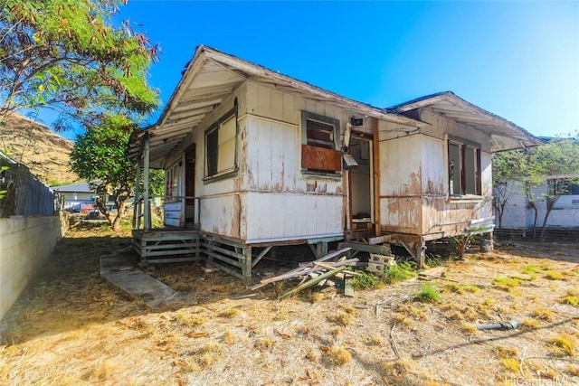 view of property exterior