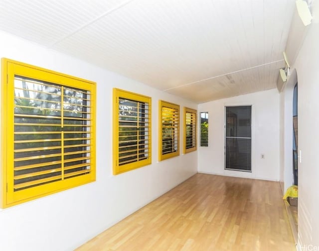 interior space featuring hardwood / wood-style floors