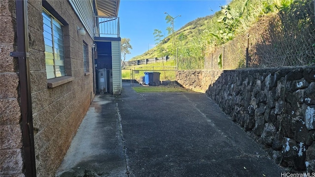 view of side of property