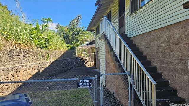 view of home's exterior