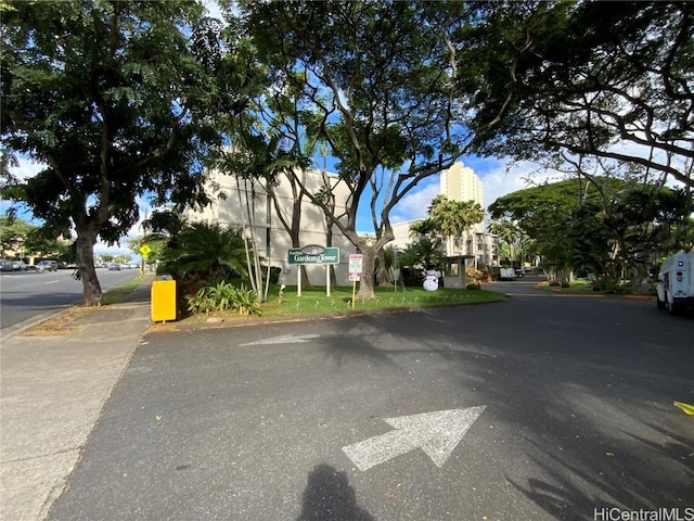 view of road