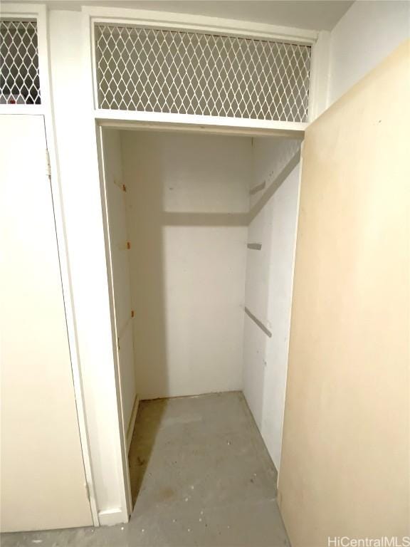 view of closet