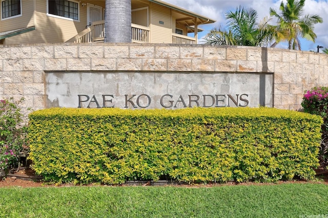 91-1022 Kaiau Ave Unit 3B, Kapolei, HI 96707 - view of community sign