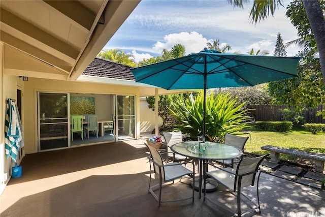 view of patio