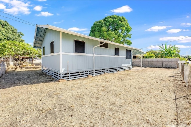 view of rear view of house