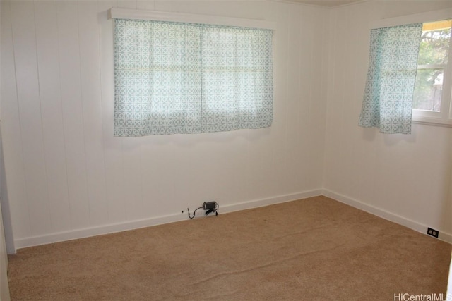 empty room with carpet floors