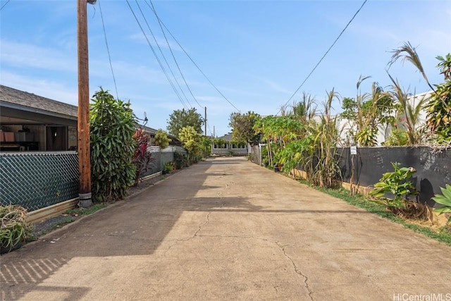 view of street