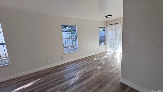 87-141 Kulahelela Pl, Waianae, HI 96792 - empty room featuring baseboards and wood finished floors