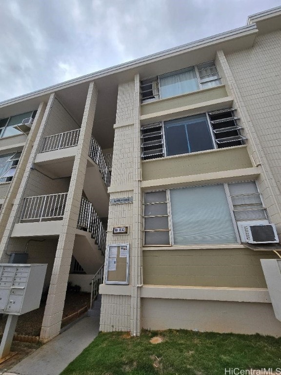 view of property with cooling unit