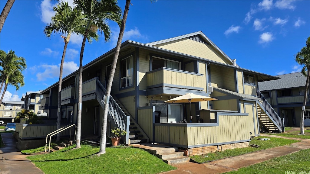 91-257 Hanapouli Cir Unit 18S, Ewa Beach, HI 96706 - view of property with stairs