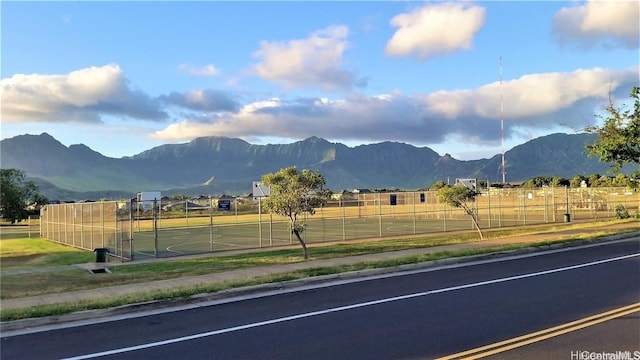 view of mountain feature