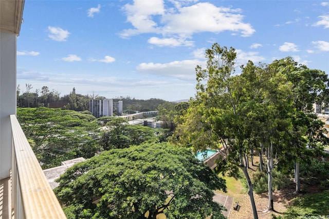 95-2031 Waikalani Pl Unit D906, Mililani, HI 96789 - balcony featuring view of pool area