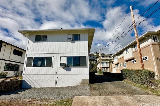 view of rear view of property