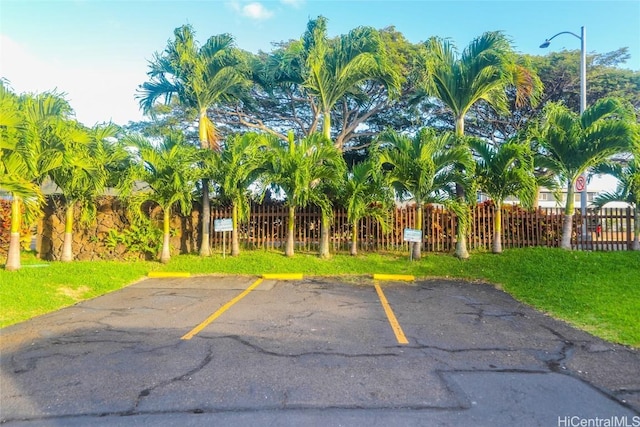 view of vehicle parking