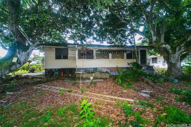 view of front of home