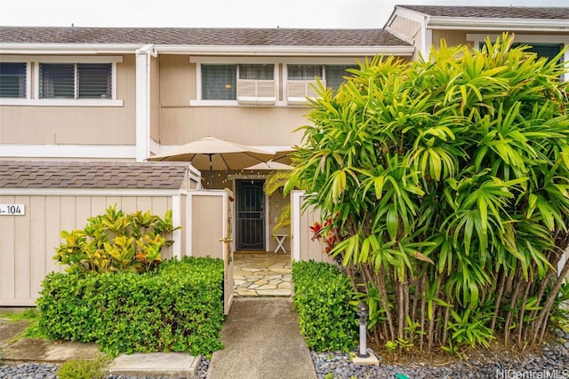 view of front of home