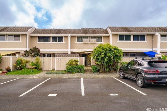 view of vehicle parking