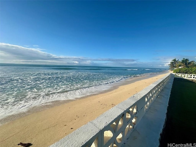 water view with a beach view