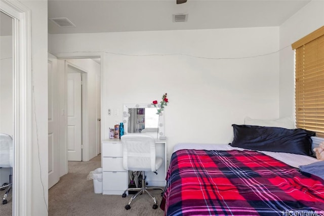 bedroom featuring carpet flooring