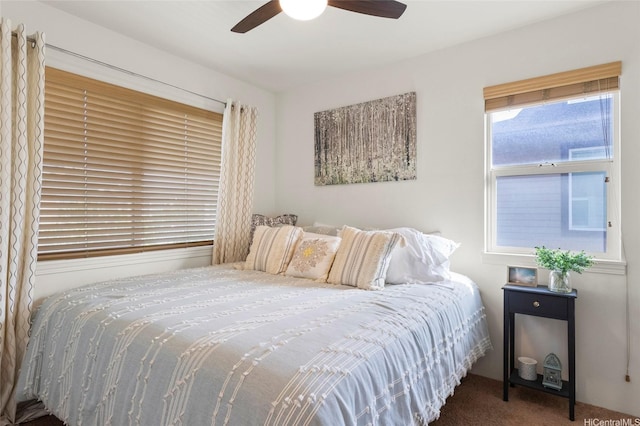 91-6221 Kapolei Pkwy Unit 235, Ewa Beach, HI 96706 - carpeted bedroom with ceiling fan