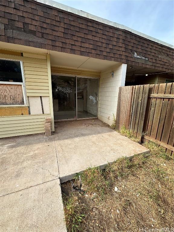 exterior space featuring a patio