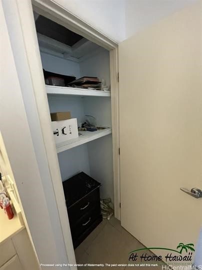 view of closet