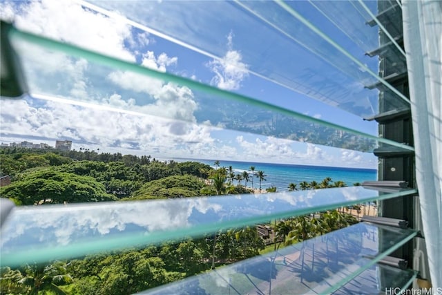 view of water feature