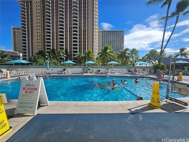 view of swimming pool