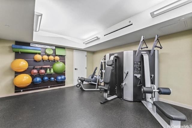 view of exercise room