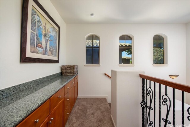 68-1125 N Kaniku Dr Unit 102, Kamuela, HI 96743 - corridor featuring dark colored carpet