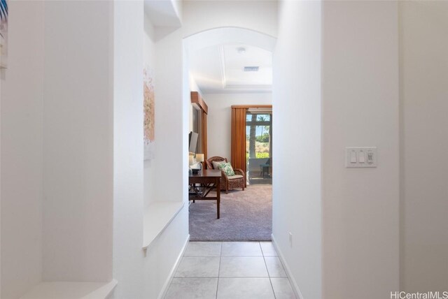 68-1125 N Kaniku Dr Unit 102, Kamuela, HI 96743 - hallway featuring light carpet