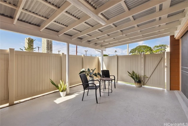 view of patio / terrace