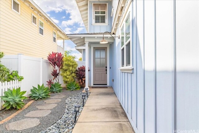 view of entrance to property